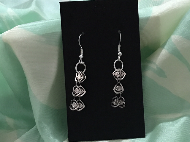 Silver Dangling Earrings - SDE160