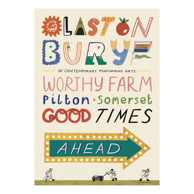 A3 Print - Glastonbury Festival