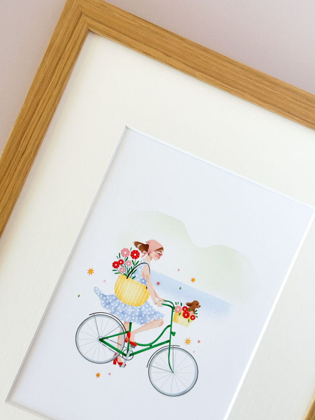 Affiche Faire Du Vélo