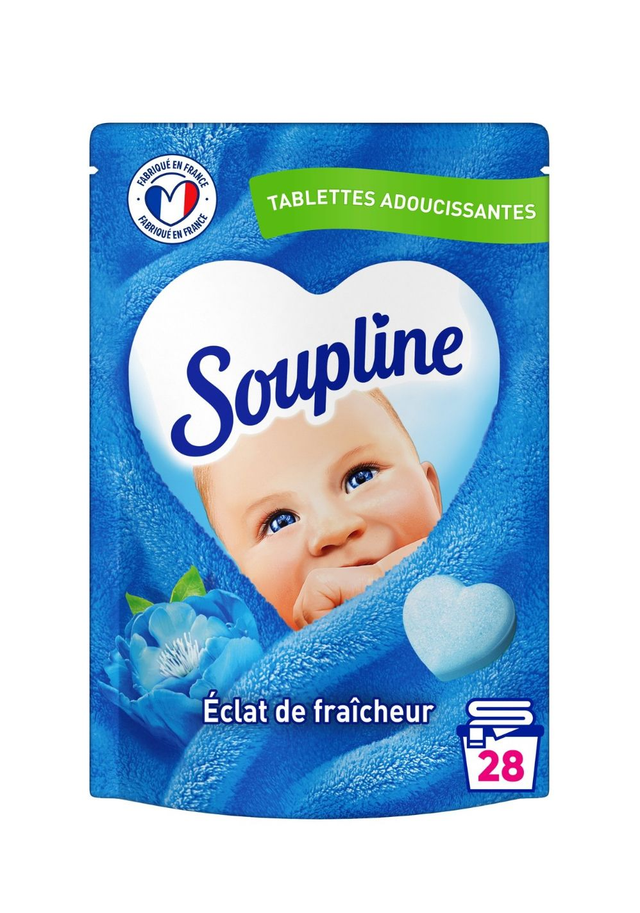 Adoucissant tablettes coeurs Soupline
