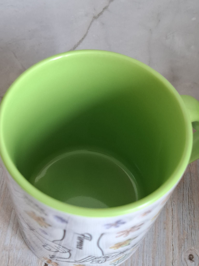 Mug coeur vert Maman et enfants