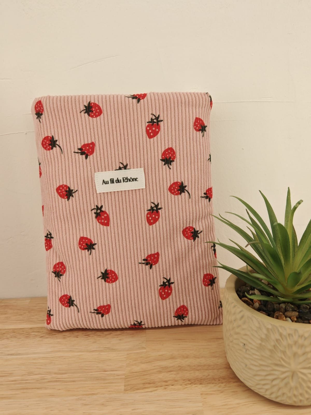 Pochette à livre - Fraise
