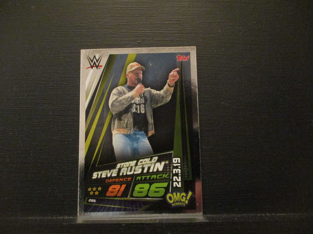 Stone Cold Steve Austin - OMG! Moments Slam Attax Universe Original Trading Card #285