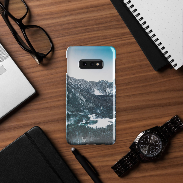 Cover per Samsung® sottile mountain view lake winter