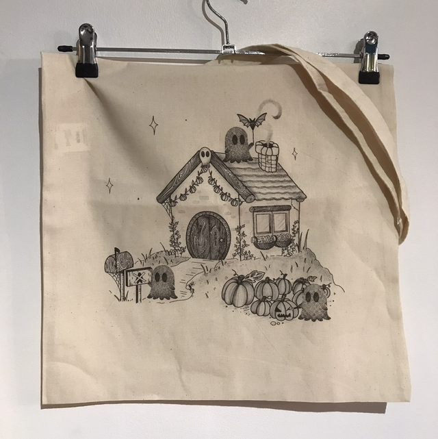 Totebag village fantôme 