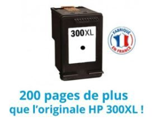 300 XL HP COMPATIBLE BLACK, jet d'encre, HCB000264