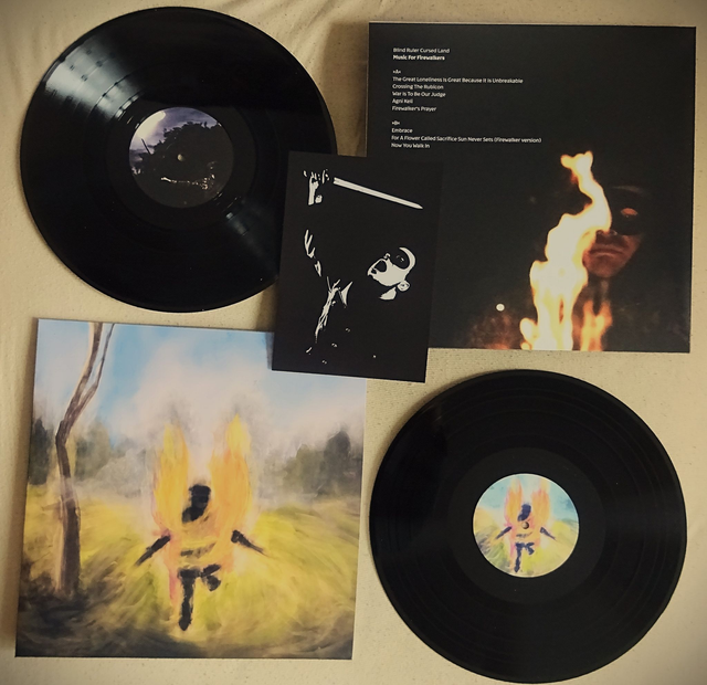 Blind Ruler Cursed Land &quot;Music for Firewalkers&quot; - Black 12&quot;vinyl 