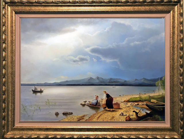 Lago 01 olio su tela 50 x 70 cm. (Daniele Poltronieri)