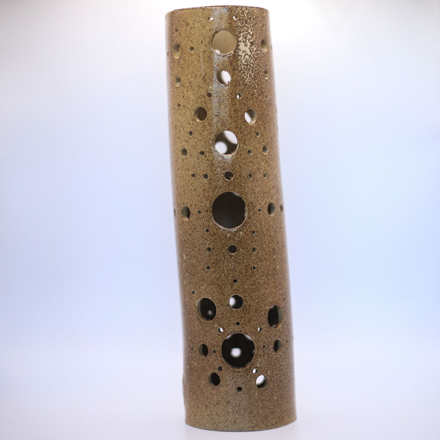 Photophore avec motifs incisés 