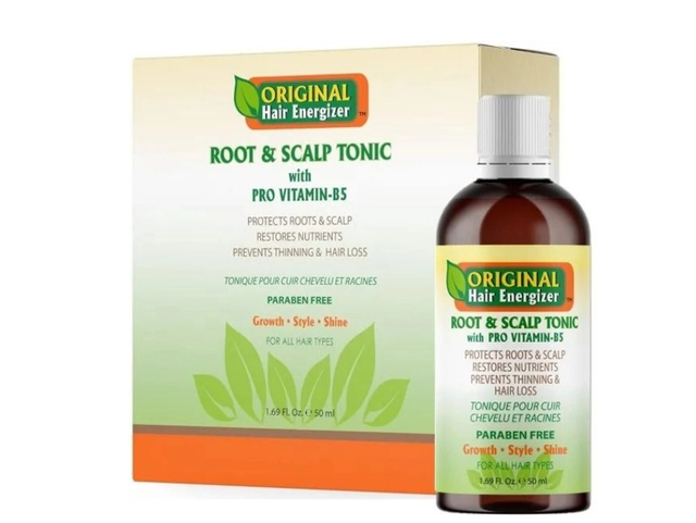 Organic Hair Energizer: Root &amp; Scalp Tonic 1.7oz 50ML