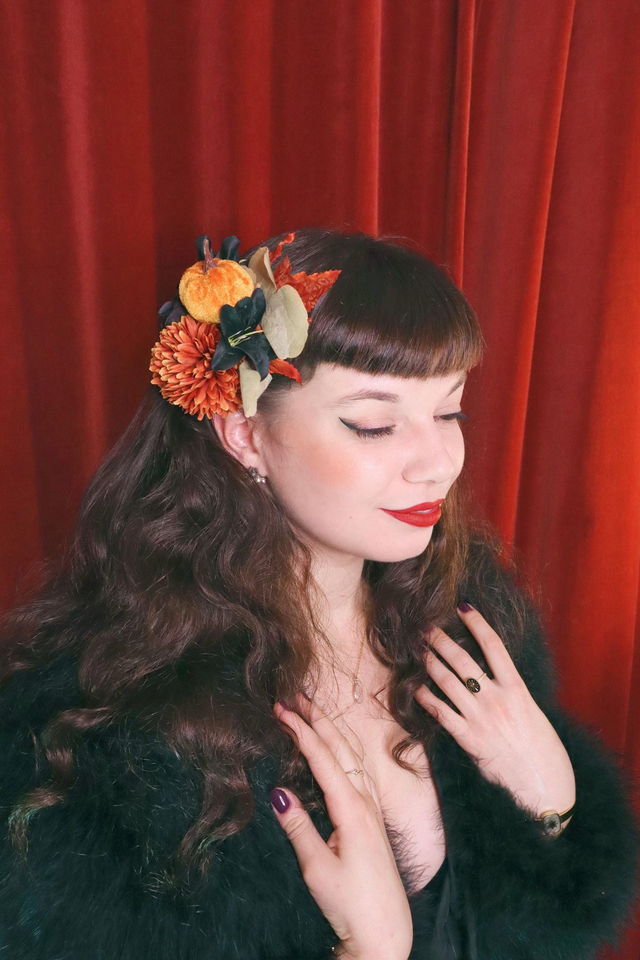 Hair flowers • M • Pumpkin Juice