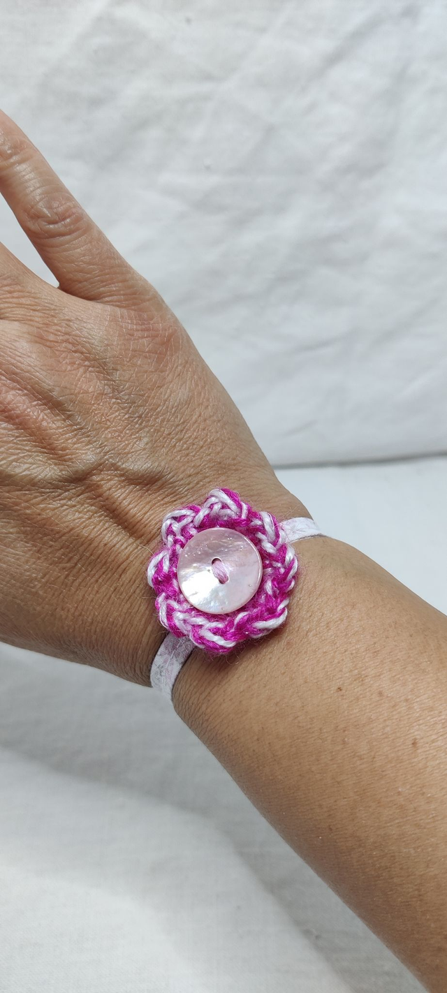 Bracelet Parterre rose poudré
