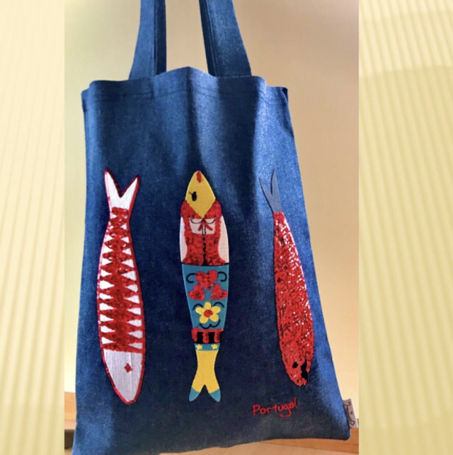 Saco ganga lantejoulas