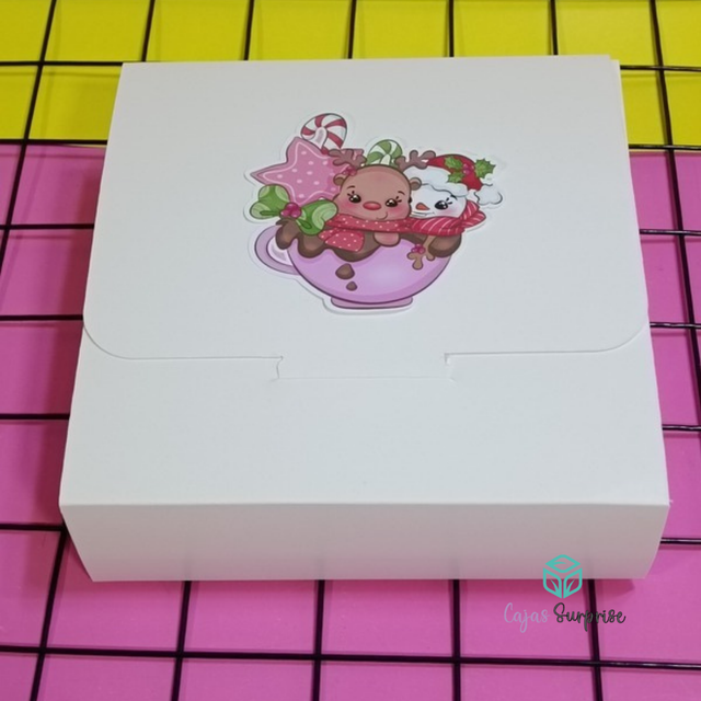 Caja Tipo Estuche Tematica Navideña