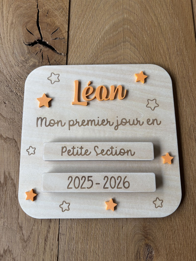 Mon premier jour d&#039;école - Personnalisable