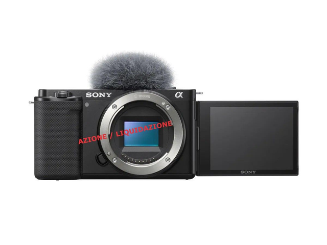 Sony Alpha ZVE10 Body Black IMPORT - LIQUIDAZIONE STOCK!