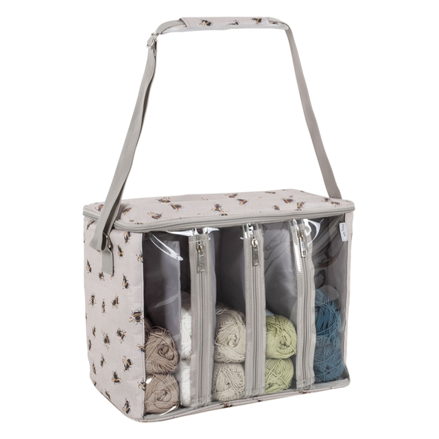 Knitting Bag with Yarn Storage: Bee 