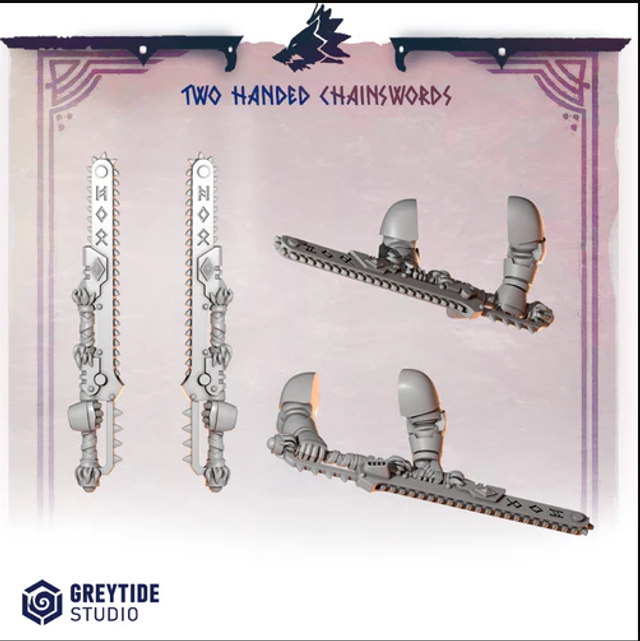 Two Handed Chainswords (Primal Hounds)