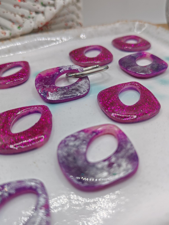 Choupettes Marine réversibles violette