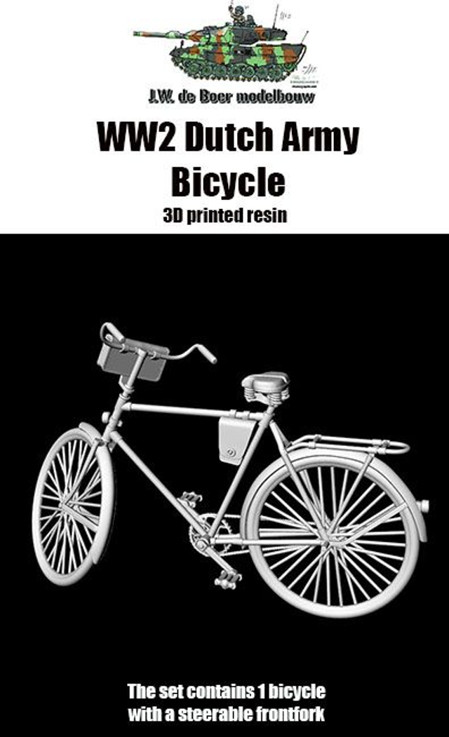 WW2 Dutch Army Bicycle movable version 1/35