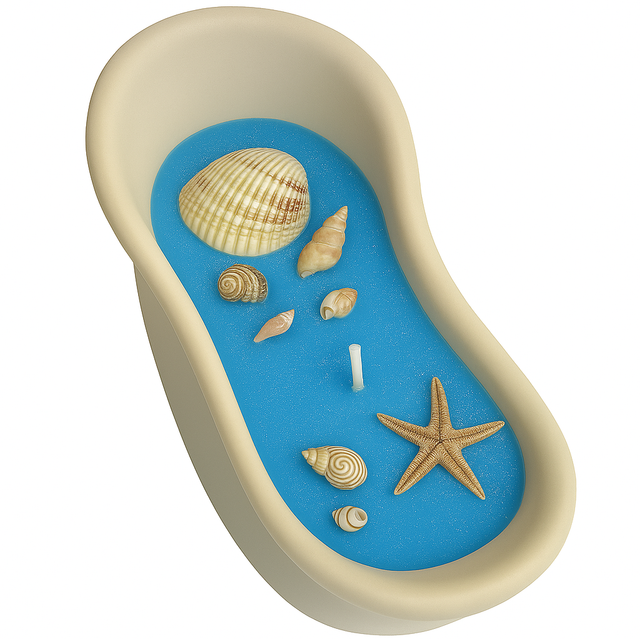 Bathtub Flash Bathroom Scented Candle 