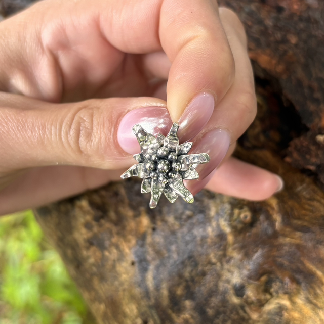 Pendentif edelweiss 