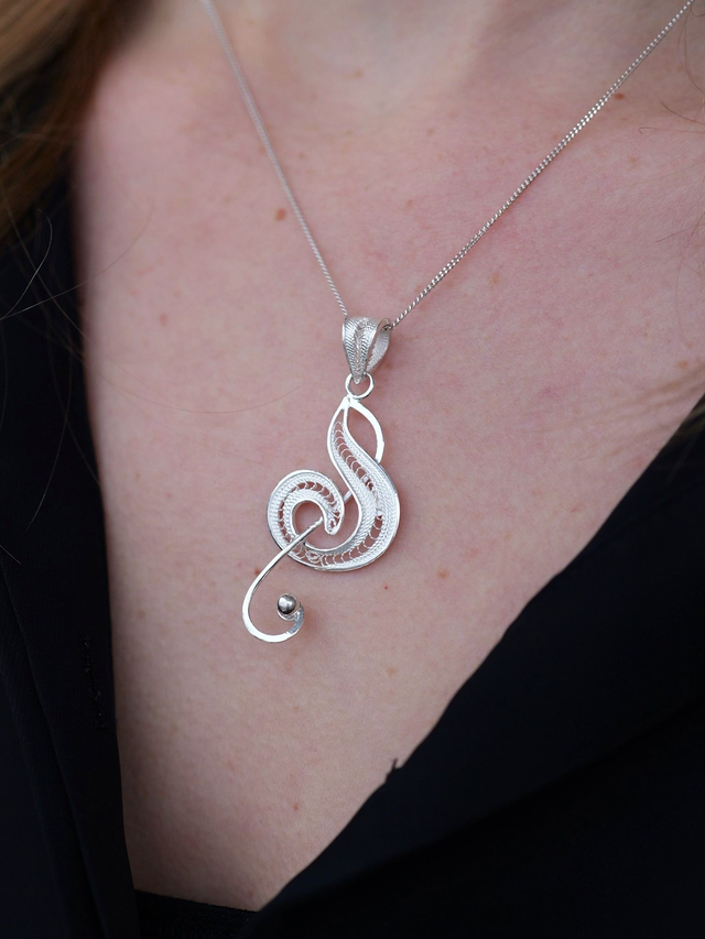 Music Note Pendant