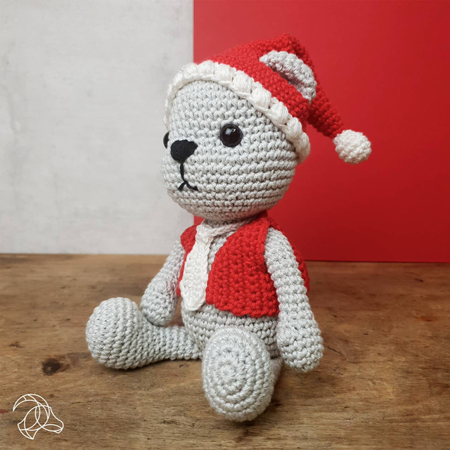 Häkelset Winterbär