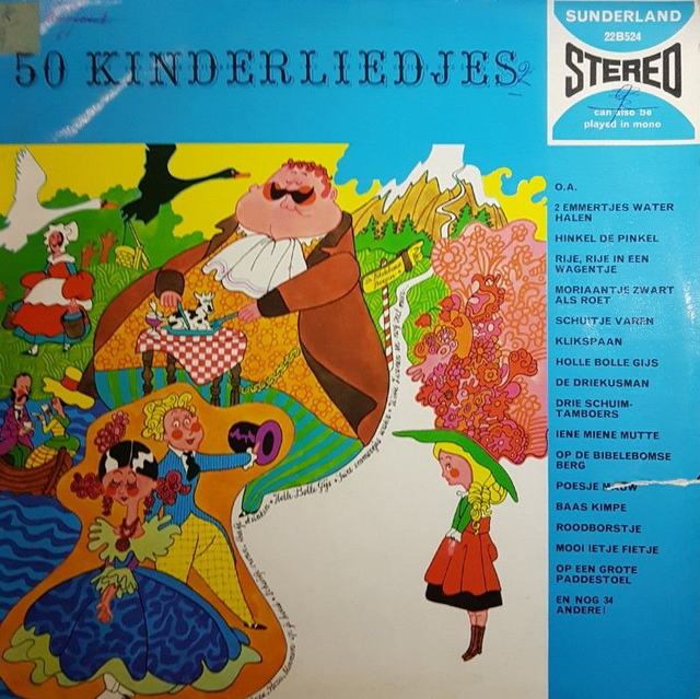 Kinderkoor De Zonnepitten - 50 Kinderliedjes (LP)