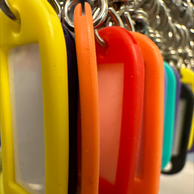 Flexi Plastic Key Tag