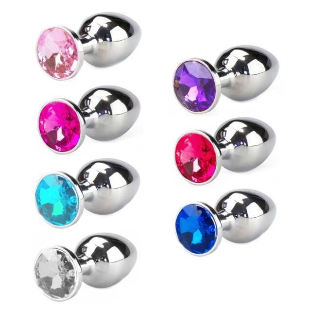 Plug Anal Pequeno Luxo em Metal 
