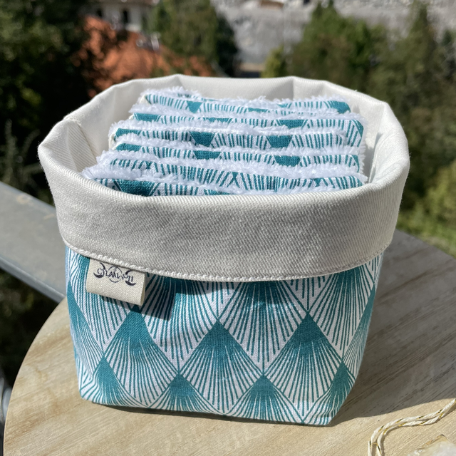 LOSANGES - 10 lingettes + 1 Panier