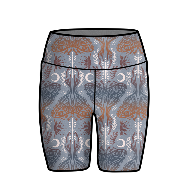 Dreamweaver 'Moon Moth' Biker Shorts