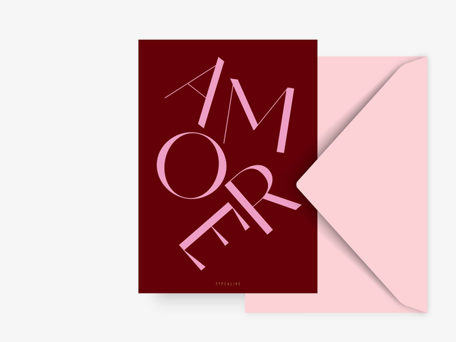 Postkaart/Amore - Typealive