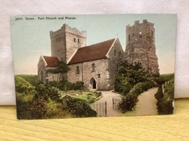 Dover, Fort Church and Pharos, Kent, Posted 1907 Antique Postcard. Our Ref No. R328 £2.50