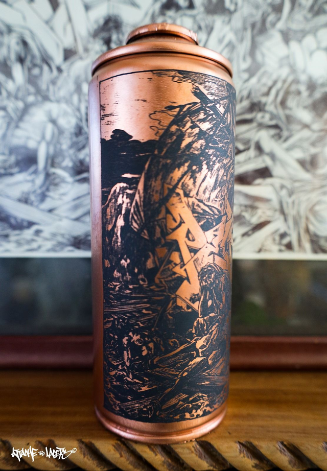 Le Wildstyle de la Méduse - Spray Cuivre 400 ml - Exemplaire unique