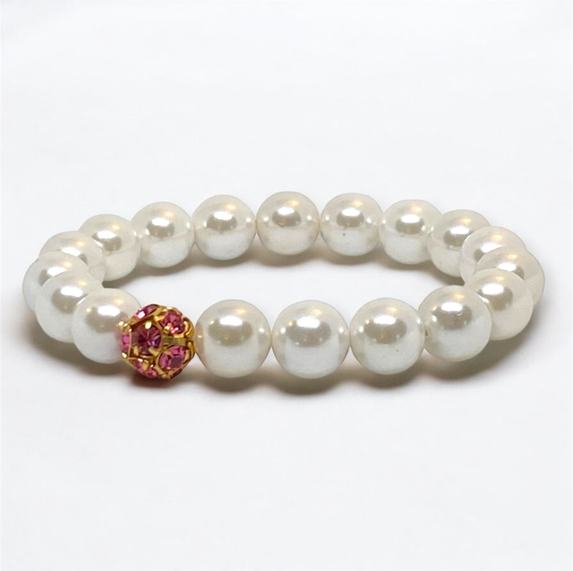 Armband, Süẞwasserperlen 10 mm