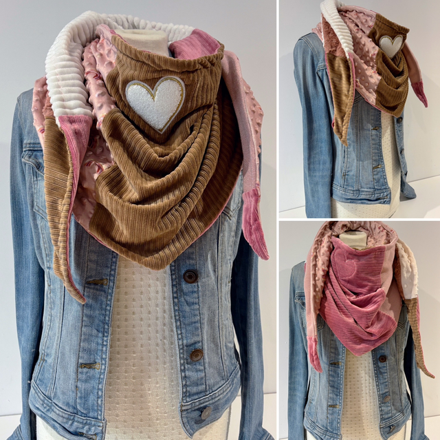 Maxi Chèche Enfant Double Patchwork K02