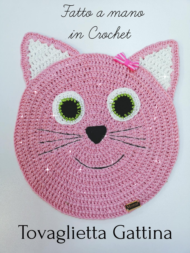 Tovaglietta  gattina in Crochet 