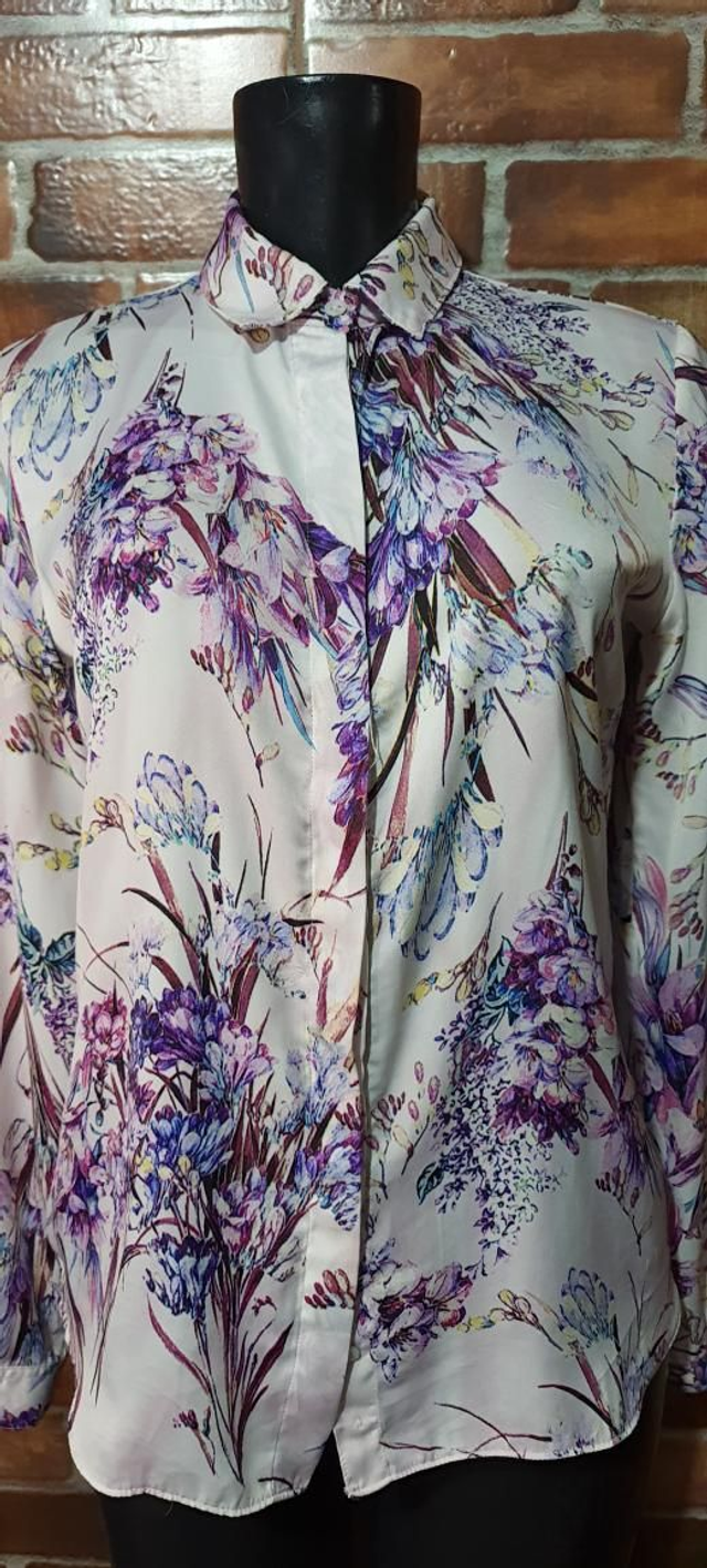 Blusa Social Estampada Florada T/38