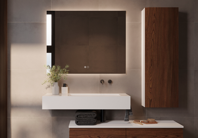 ESPELHO RETANGULAR RETROILUMINADO LUPUS