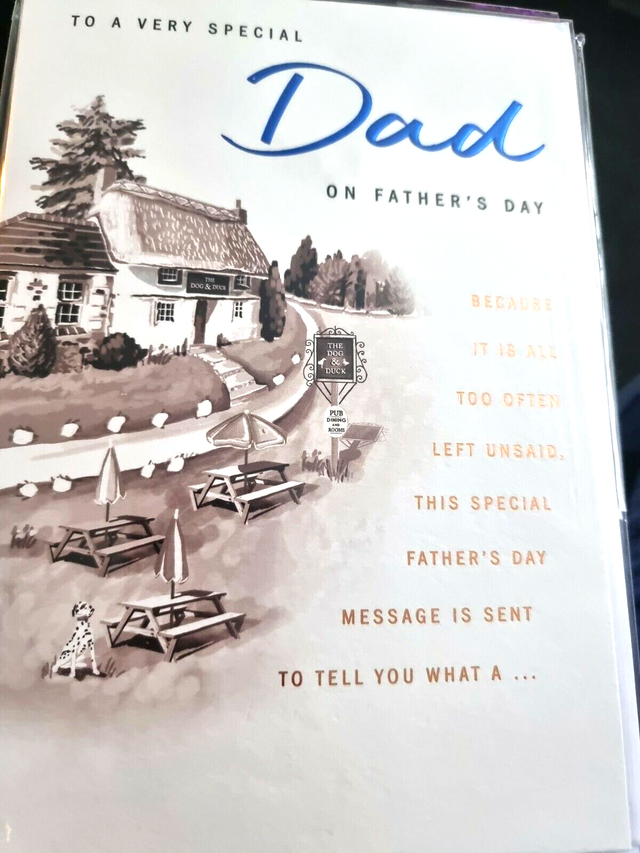 To a very special Dad, on Father's day