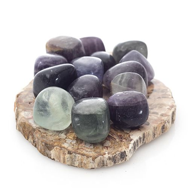 pierre roulée fluorine