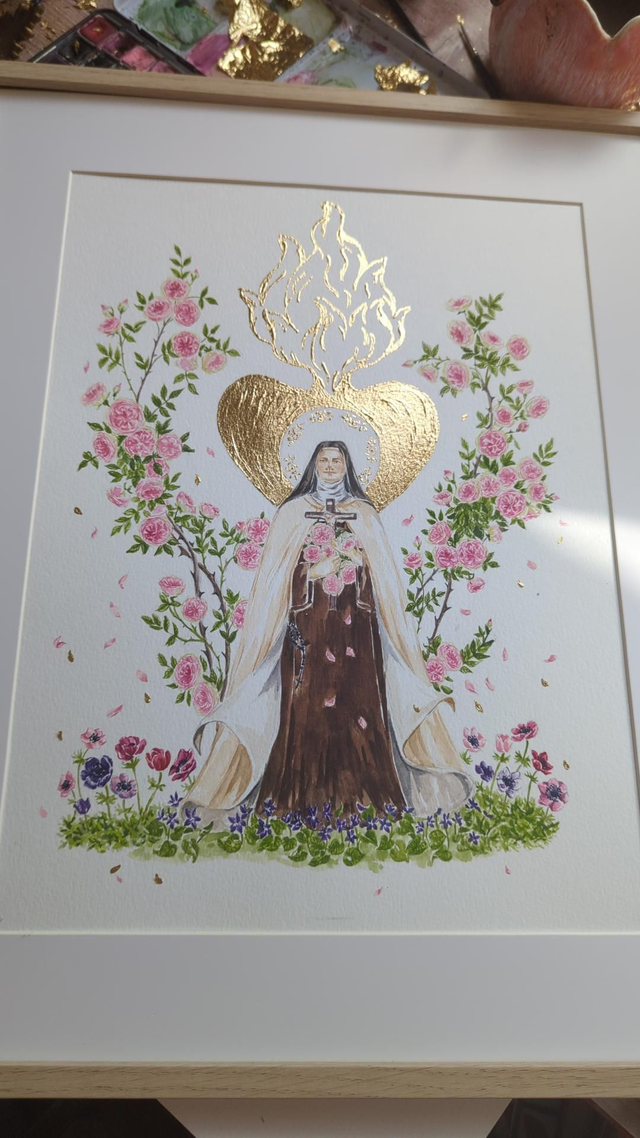 Ex-voto Sainte Thérèse de Lisieux 