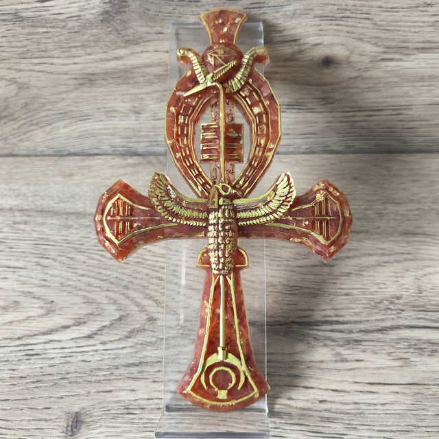 Croix de Ankh cornaline