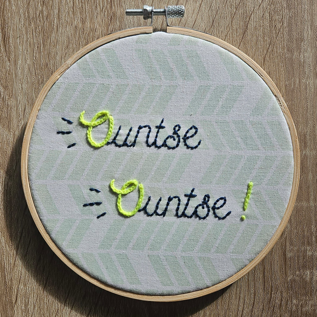 Cercle brodé - Ountse Ountse