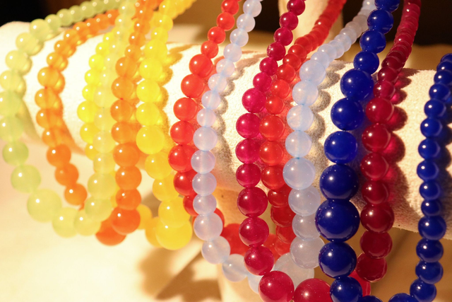 Collier • Perle verre