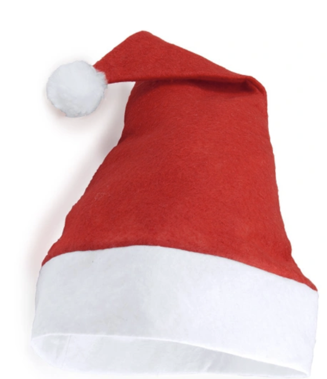 Kerstmuts bedrukt met naam