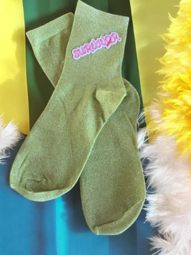 Ma chaussette a Paillettes " survivante   "  