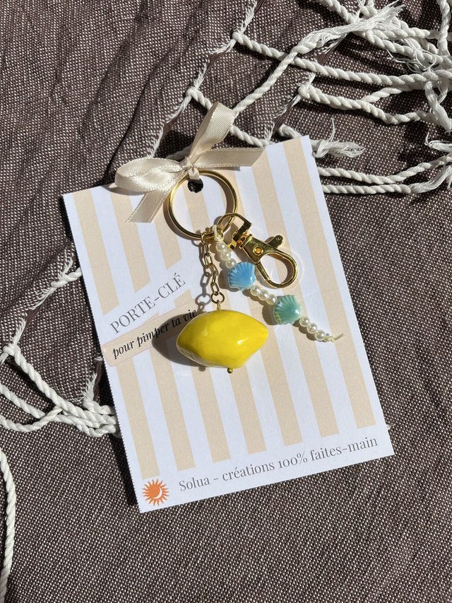 Porte-clé citron 🍋